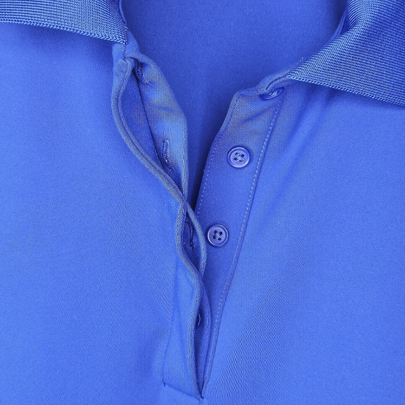 Lands' End Womens Cobalt Blue Sleeveless Polo Tank Top M High Impact Pickle Ball - Picture 10 of 14